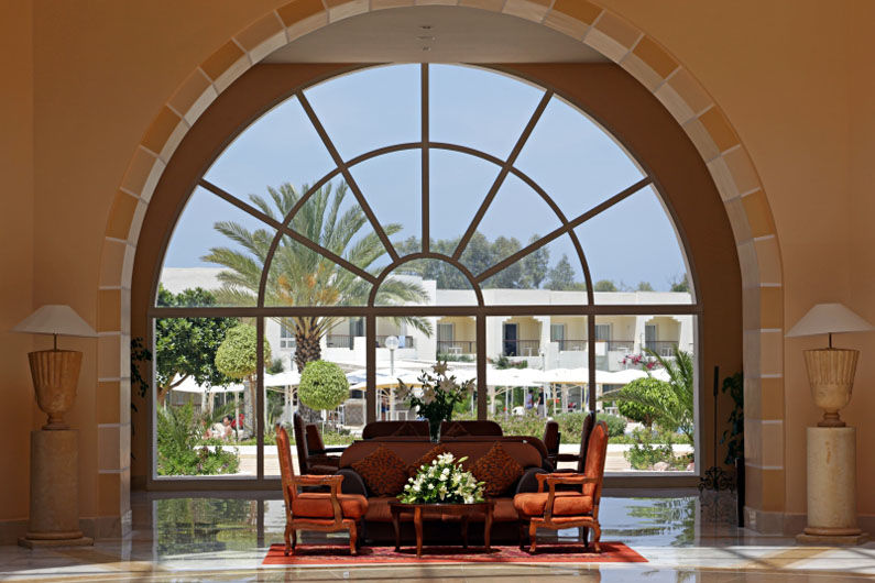 El Mouradi Gammarth Hotell Eksteriør bilde Lobby
